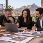 Çorum web tasarım firması seçerken tasarım örnekleri ile teslim koşullarını inceleyen işletme ekibi
